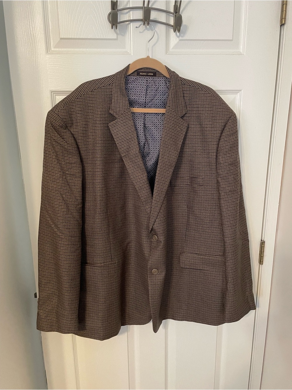 Pierre Cardin Brown Checked Sport Coat